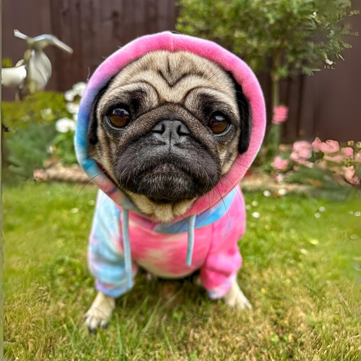 Spark Paws Dog Hoodie – Premium Dog Sweater for Small, Medium, and Large Dogs | Warm Outfits for French Bulldogs, Pitbull, Puppy, Winter Jacket Alternative - Snow Cone - 4XL