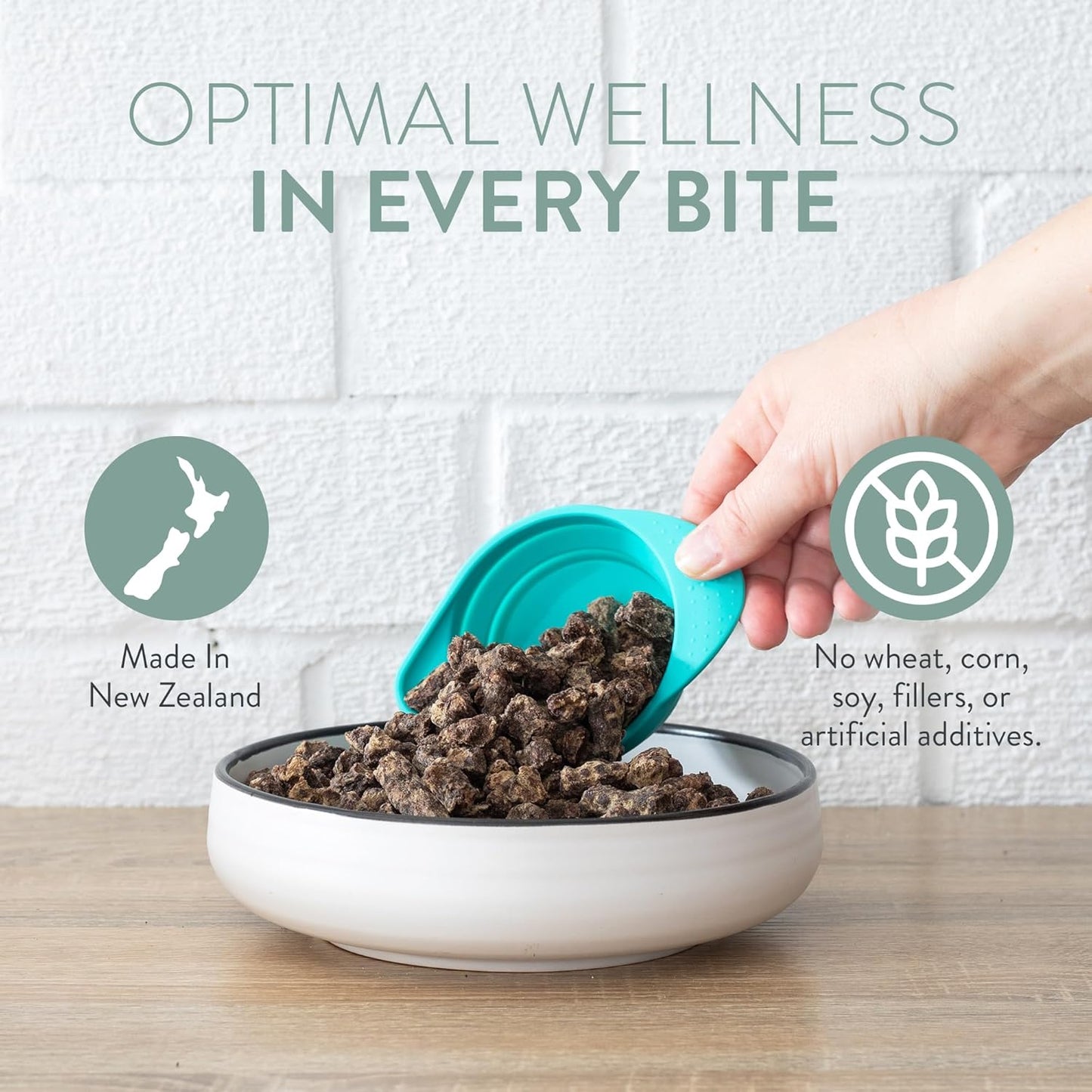 Woof - Air Dried Dog Food, Toppers for Dry Food, High Protein, Natural Dog Food, Limited Ingredient Recipe Dry, Beef, 3.5 oz