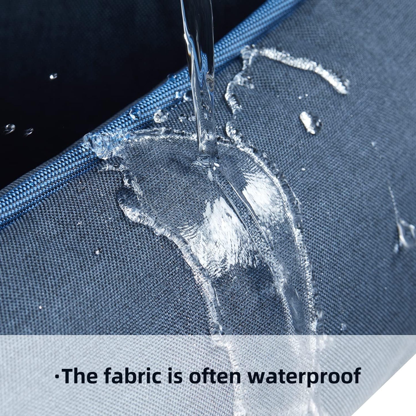 Orthopedic Dog Beds for Medium Dogs, Durable Egg Crate Foam Sofa Dog Bed wit Washable Removable Cover,Waterproof Lining,Pet Bed for Large Dogs (Dark Grey-Velvet, 26.4" L x 21.7" W x 6.2" Th)