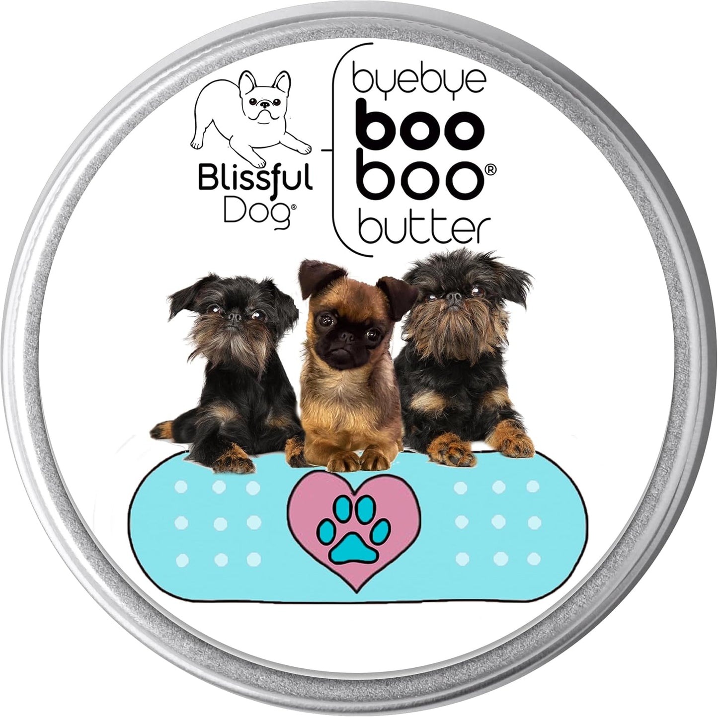 The Blissful Dog Brussels Griffon Boo Boo Butter, 16 oz.