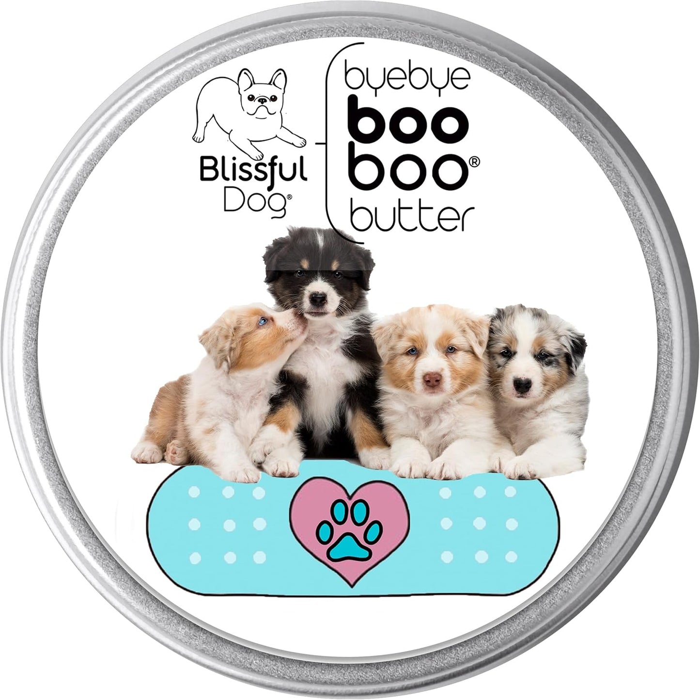 The Blissful Dog 8 oz TIN Australian Shepherd Booboo Butter