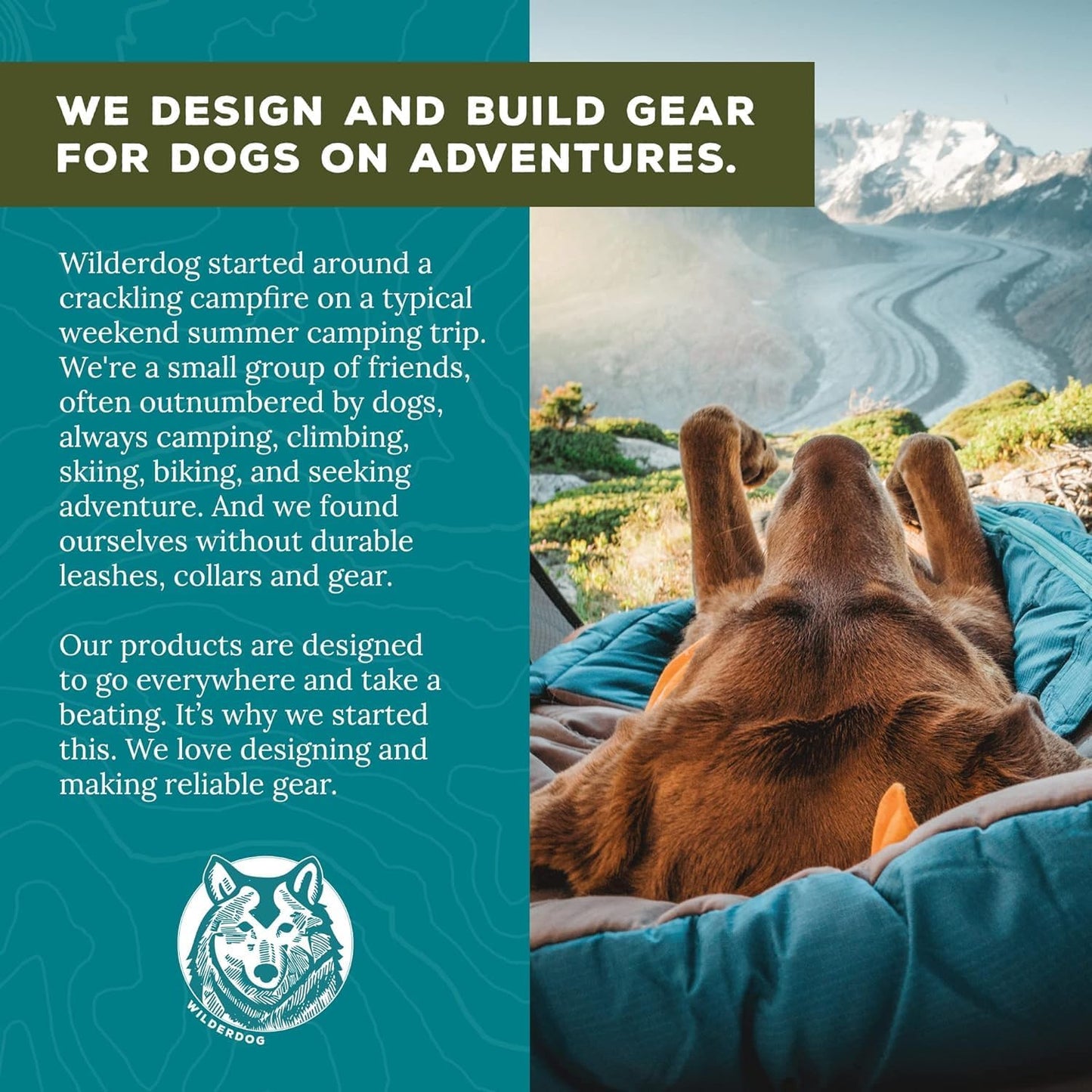 Wilderdog Dog Bandana with Lightweight Quick Drying Poly-Blend Mesh Material in Pumpkin Spice Plaid