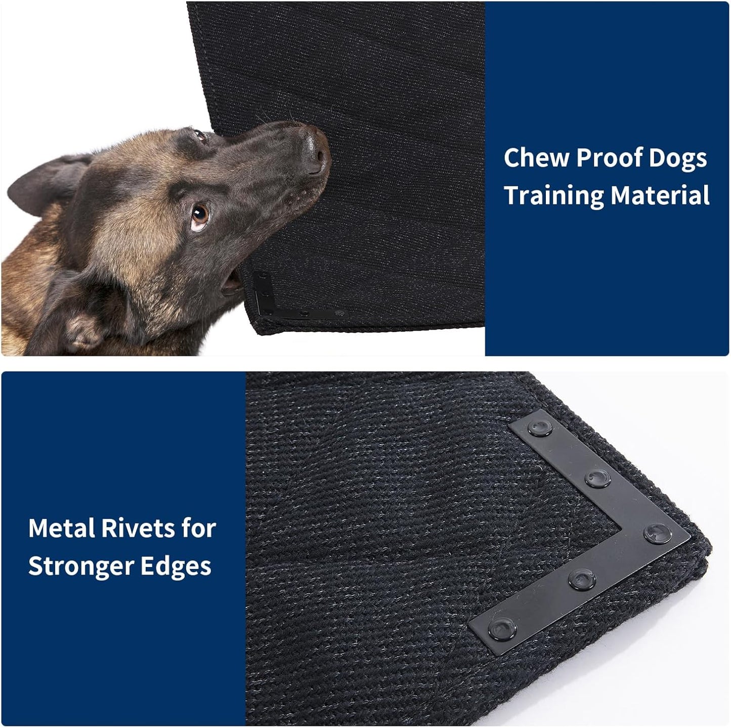 BALAPET Durable Chew Proof Dog Bed with Metal Rivet Corner for Medium Dogs, Stable Kennel Pad Mat for Teething Puppy, Durable Indoor Outdoor Crate Pad for Medium Dog Crates, 35"x22"