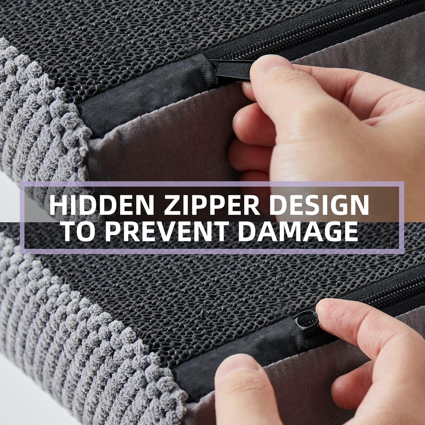 Chic Threads Dog Stairs for Small Dogs, 3-Step Dog Stairs for High Beds and Couch, Pet Steps for Small Dogs and Cats，Non-Slip Stable Indoor Dog Steps