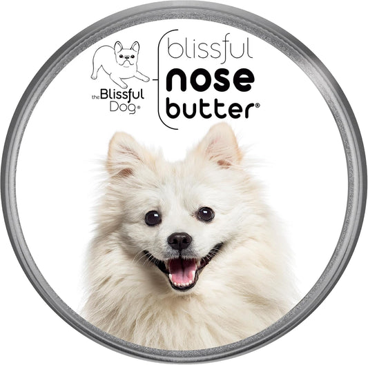 The Blissful Dog American Eskimo Nose Butter for Dry, Cracked Skin, Lick-Safe Dog Nose Balm with Moisturizing Shea Butter, Almond, Olive, and Essential Oils, Pet Supplies, Uncented, 8 oz.