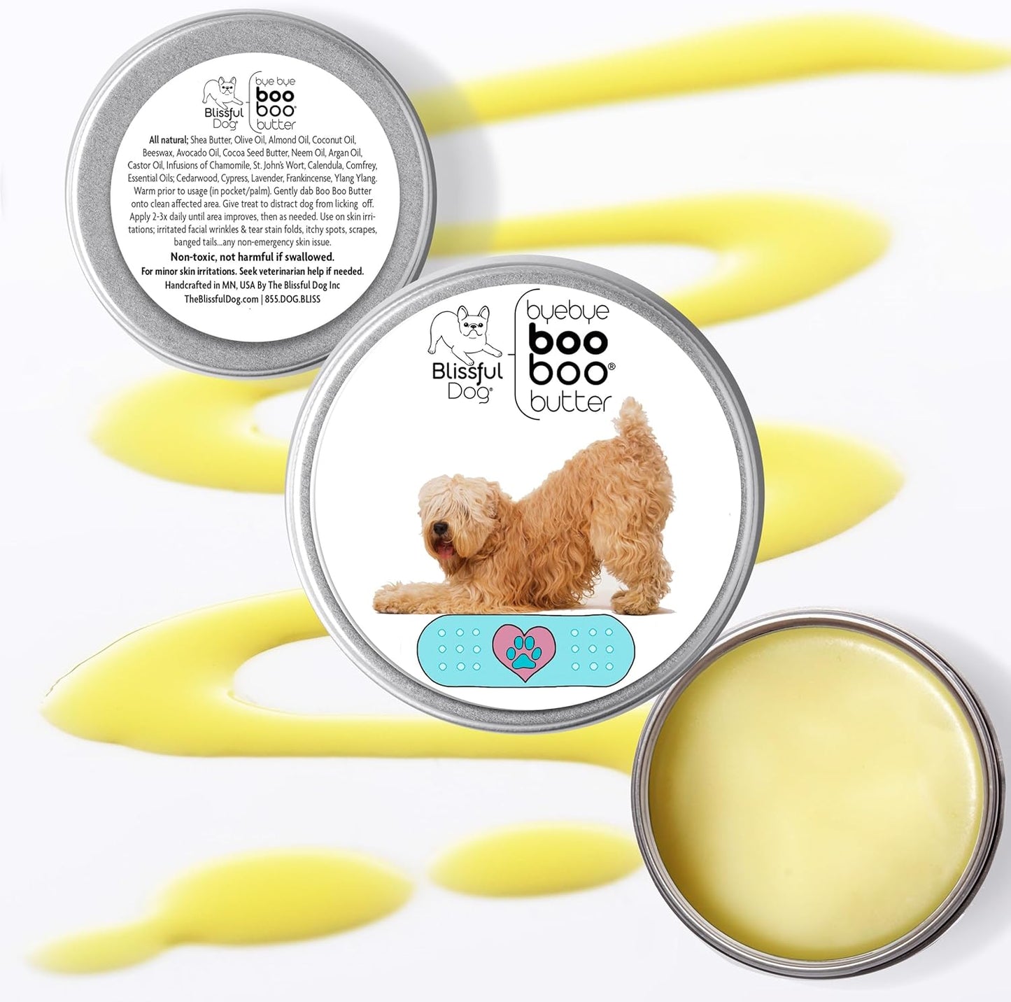 The Blissful Dog Soft Coated Wheaten Terrier Boo Boo Butter, 1 Ounce