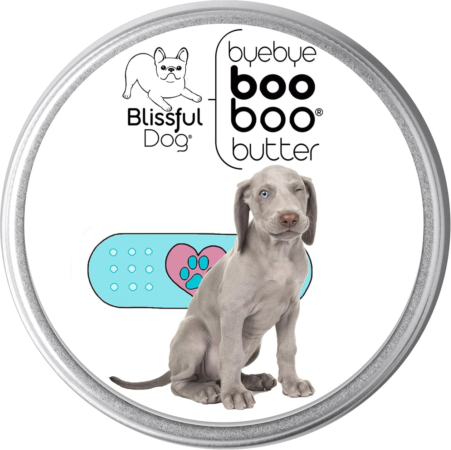 The Blissful Dog 4 oz TIN Weimaraner Booboo Butter