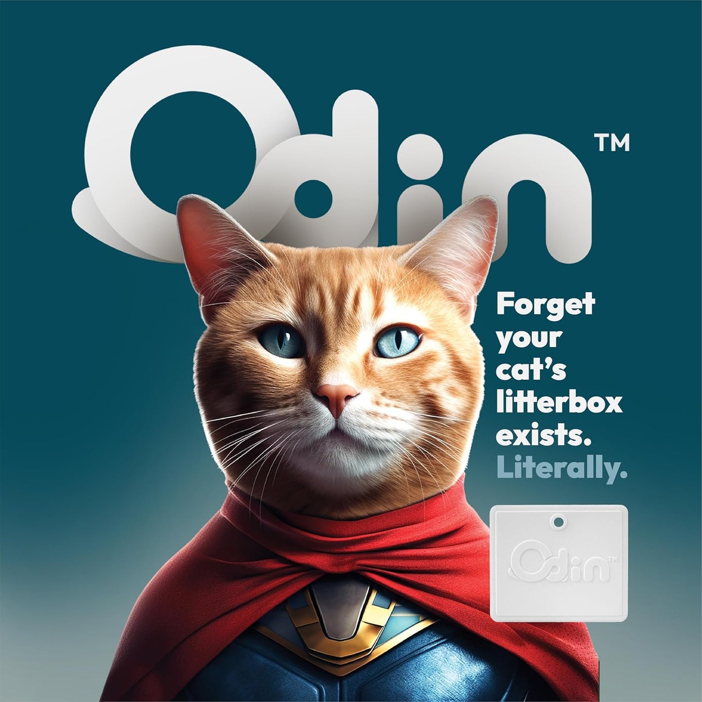 Odin Litter Box Odor Eliminator – Neutralizes Smells at the Source with Patented Tech – Light Citrus Scent – Safe, Long-Lasting, Works with Any Litter