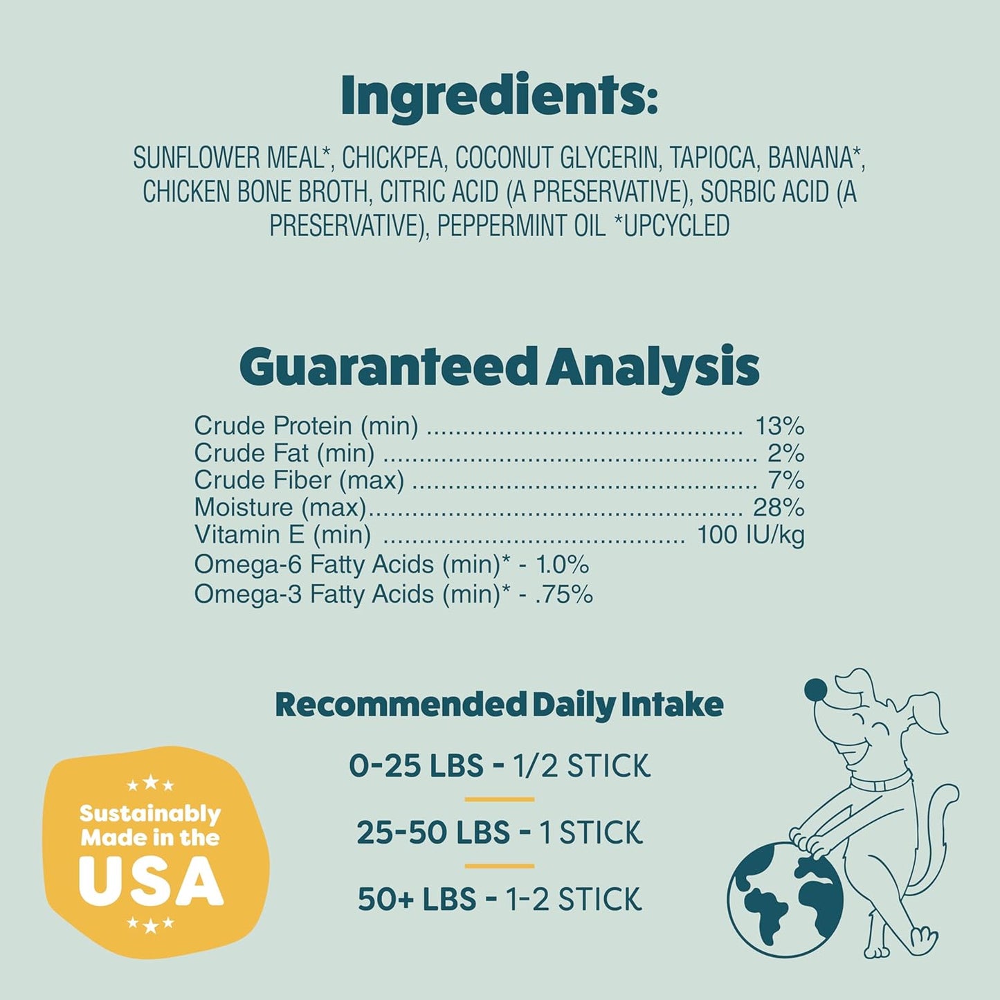 Shameless Pets Dental Treats for Dogs, Banana Bone-Anza (32 Sticks) - Supports Hip & Joint for Teeth Cleaning & Fresh Breath - Dog Bones Dental Chews Free from Grain, Corn & Soy