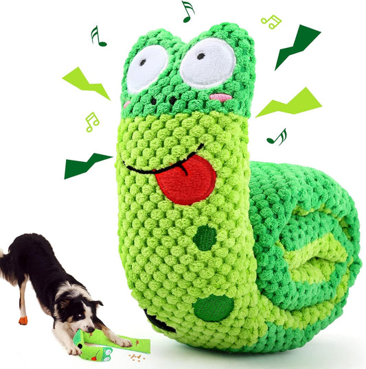 Squeak Dog Toys for Stress Release & Boredom Relief, Dog Puzzle IQ Training, Snuffle Foraging Instinct Training - Suitable for Small, Medium & Large Dogs