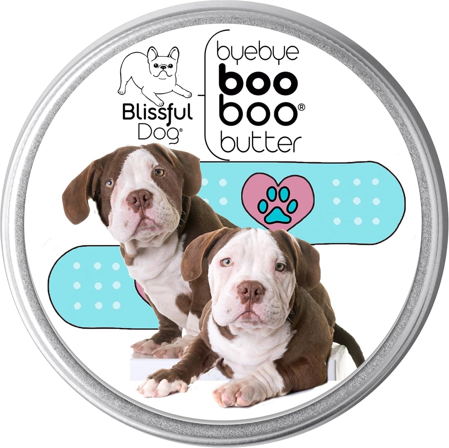 The Blissful Dog 2 oz TIN American Bulldog Booboo Butter