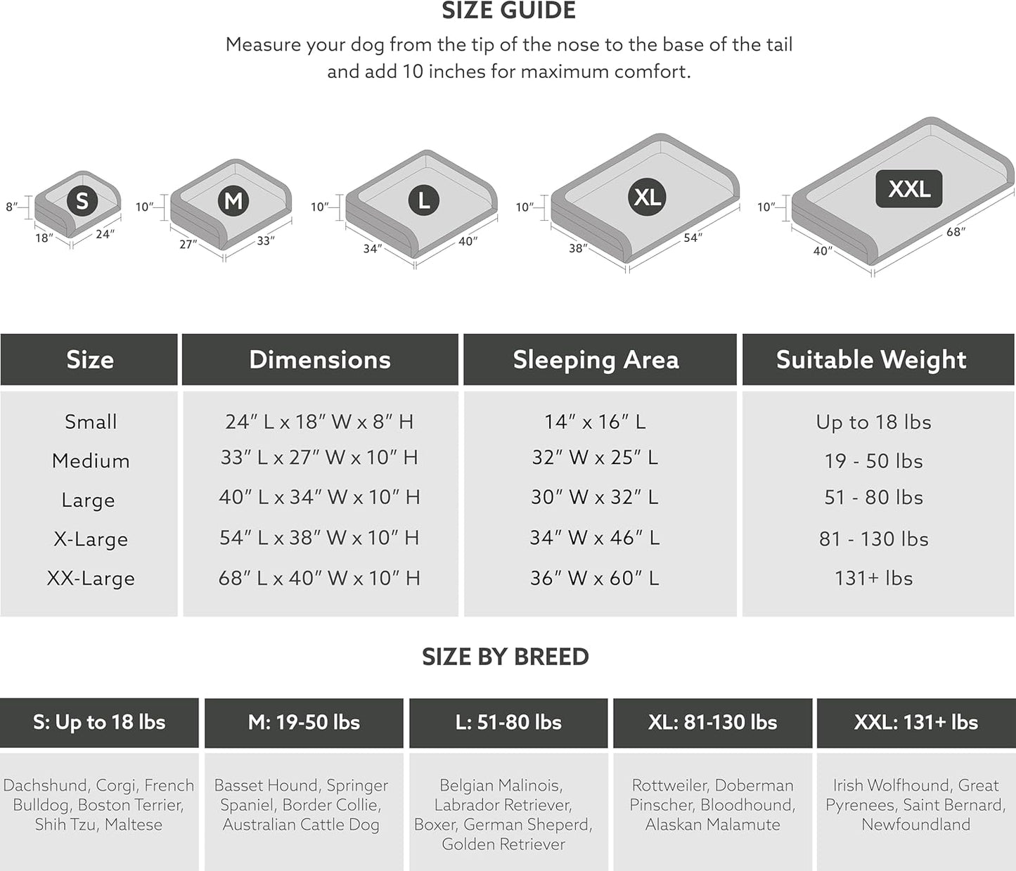K9 Ballistics Tough Orthopedic Small Bolster Dog Bed - Washable, Durable and Water Resistant Dog Bed - Made for (S) Small Dogs, 24"x18", Sandstone