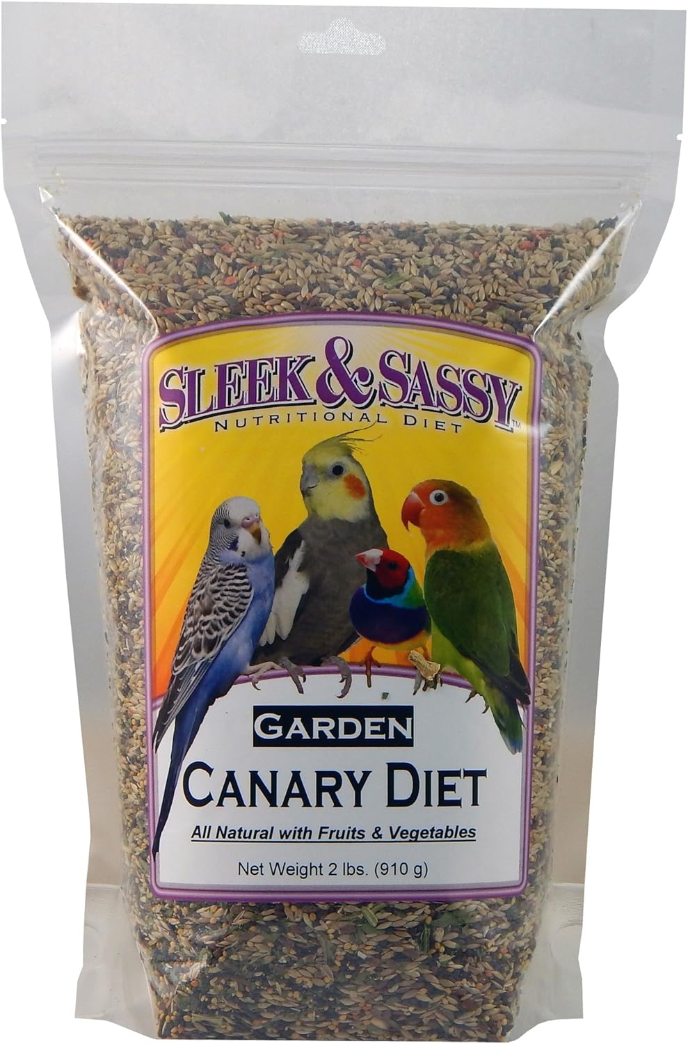 SLEEK & SASSY Garden Canary Bird Food (2 lbs.)