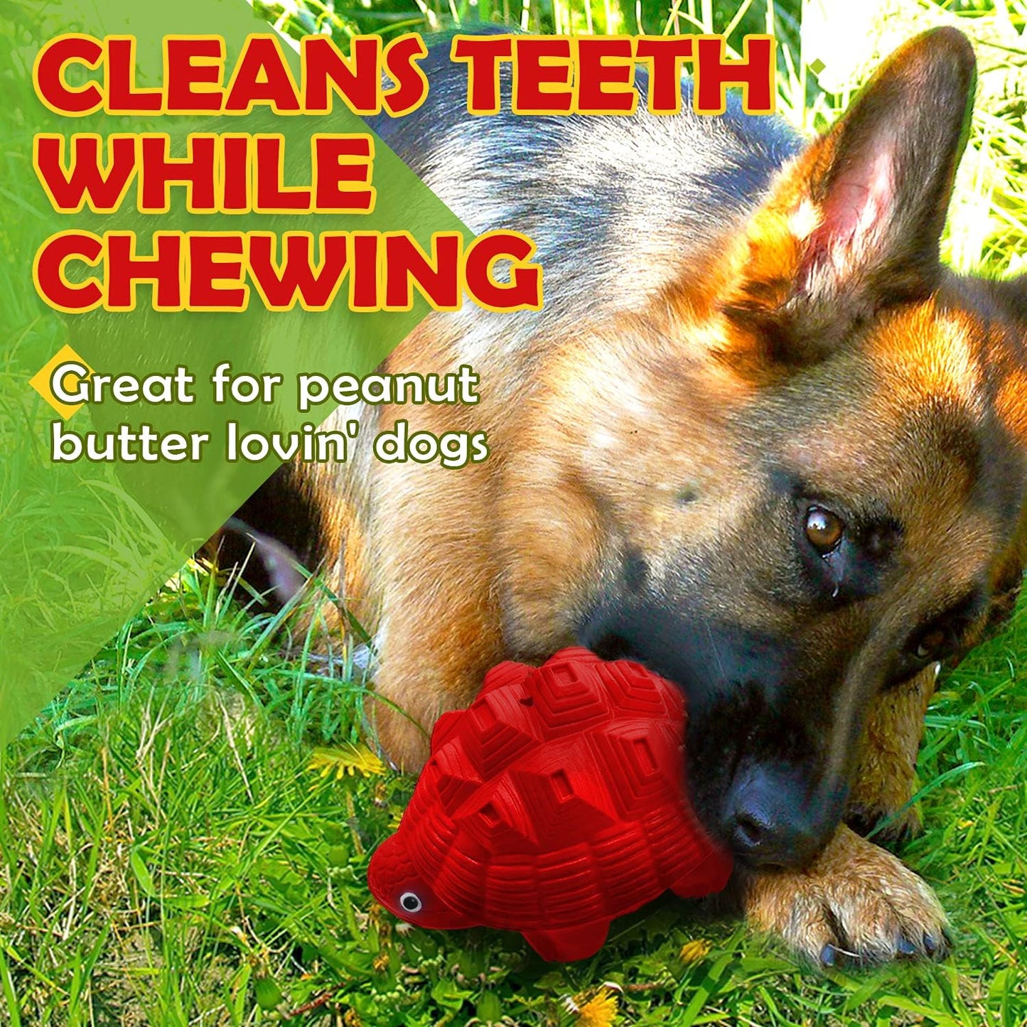 Dog Toys for Aggressive Chewers, Heavy Duty Tough Dog Toy for Large Dogs, Indestructible Squeaky Dog Toys