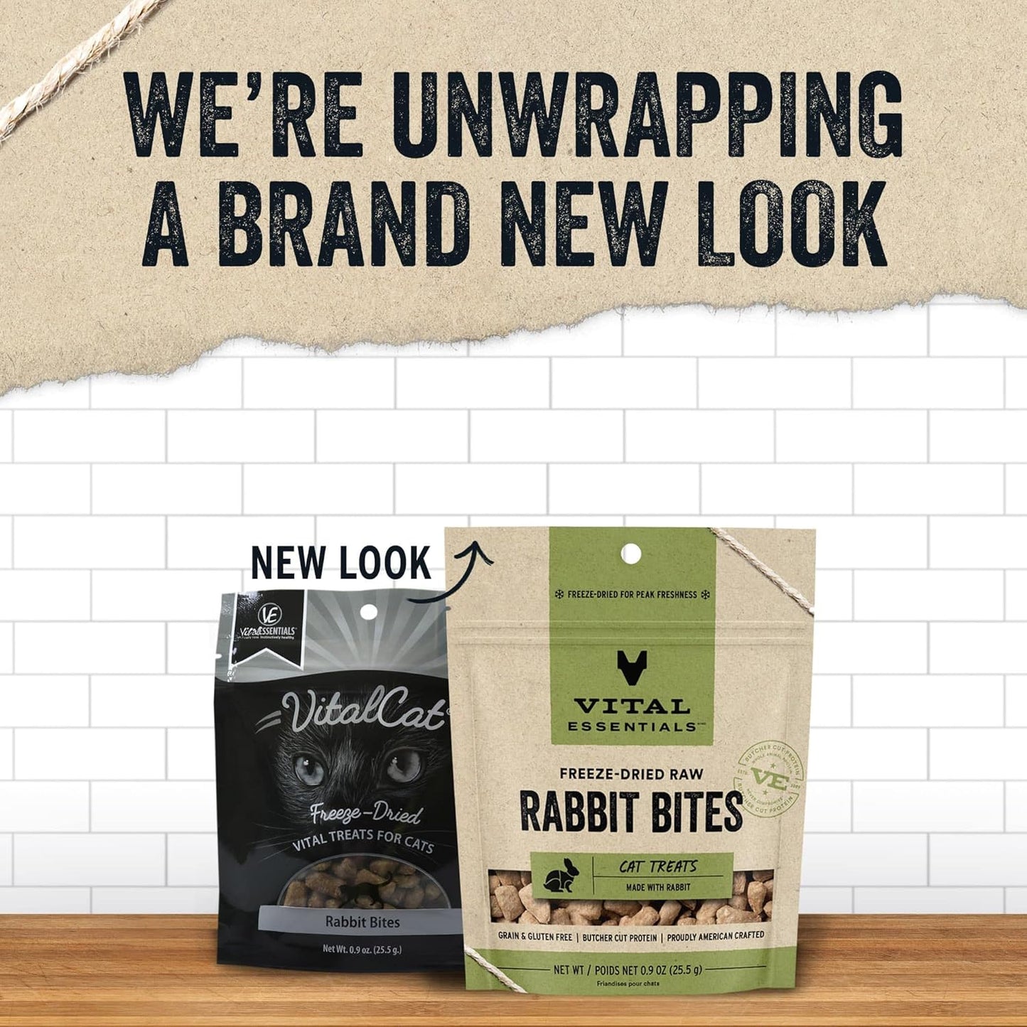 Vital Essentials Rabbit Bites Cat Treats, 0.9 oz | Freeze-Dried Raw | Single Protein | Grain Free, Gluten Free, Filler Free