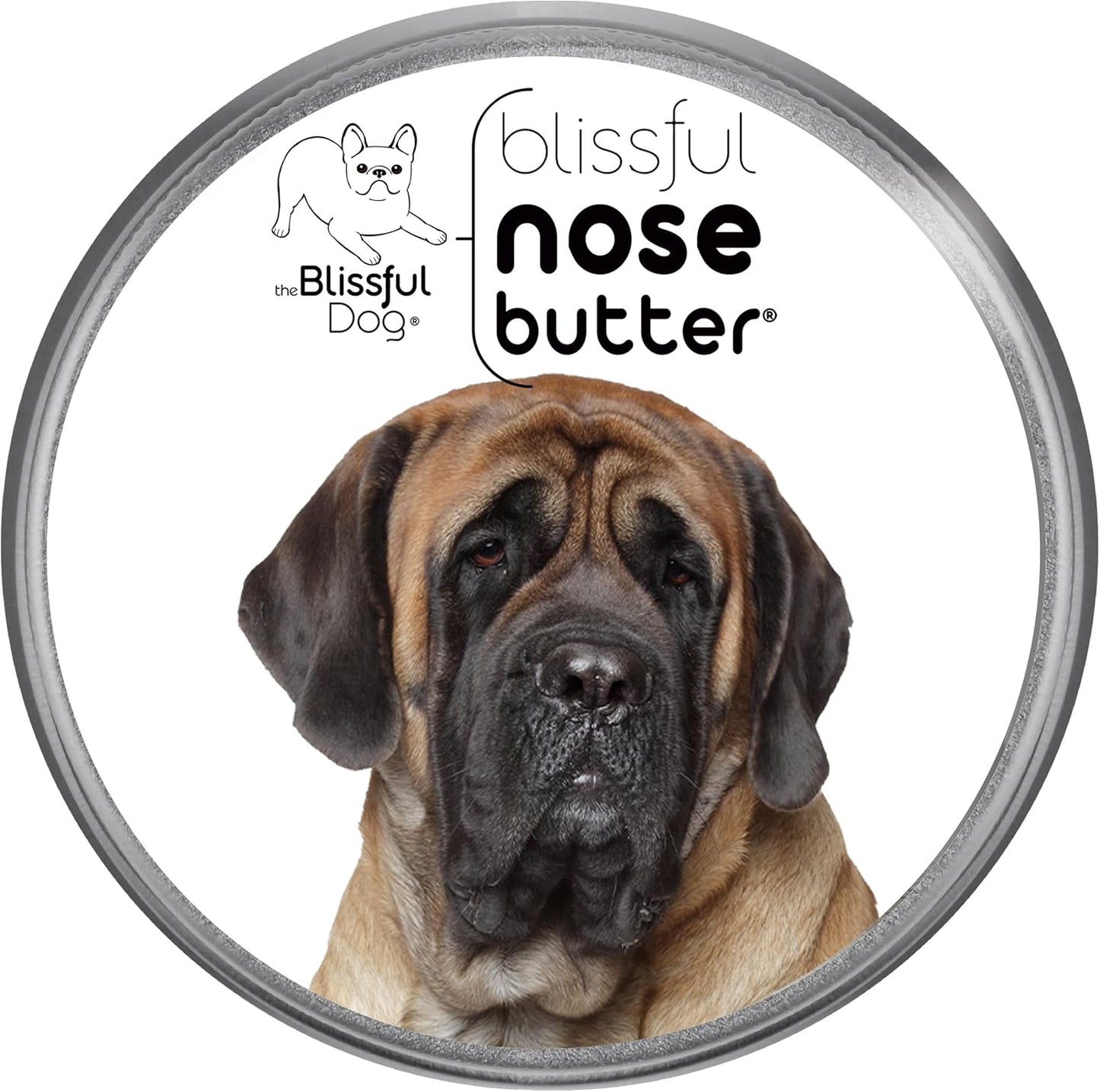 The Blissful Dog Mastiff Unscented Nose Butter - Dog Nose Butter, 2 Ounce