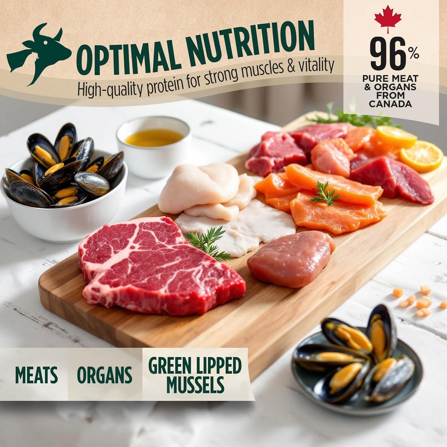 ZEAL Canada Air-Dried Chicken Recipe for Dogs - High Protein, Natural Superfoods, Nutrient Rich, No Fillers, Grain Free, Complete & Balanced (Chicken, 2.2 lb)