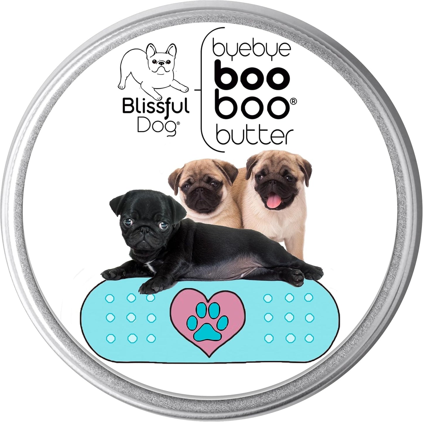 The Blissful Dog Pug Boo Boo Butter, 16 oz.