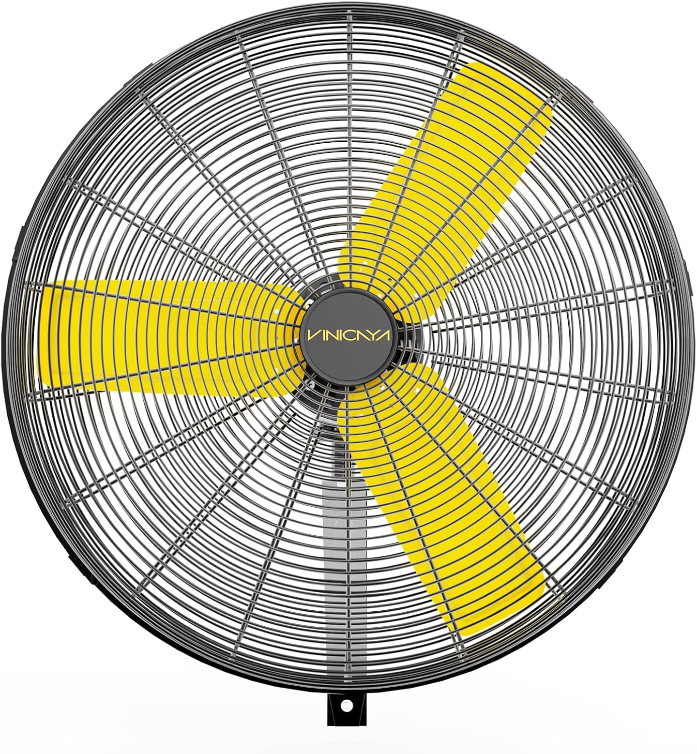 30 Inch Industrial Wall Mount Fan Oscillating, 8900 CFM Commercial Metal Wall Fans with Poweful Motor, 3 Speed, Heavy Duty Construction Indoor for Warehouse, Workshops, and Garage, UL Listed