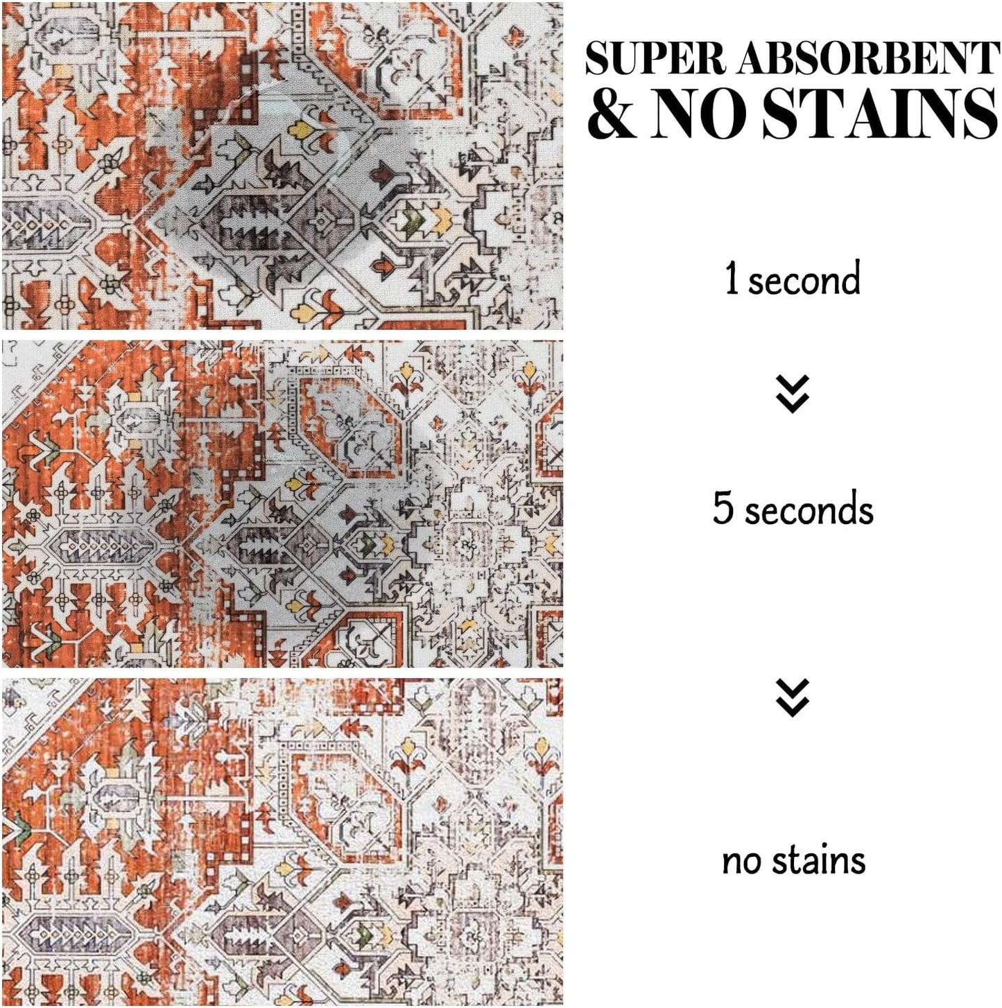 Eco-Friendly Boho Pet Feeding Mats - Non-Slip Cat & Dog Bowl Mats, Absorbent, Food & Water