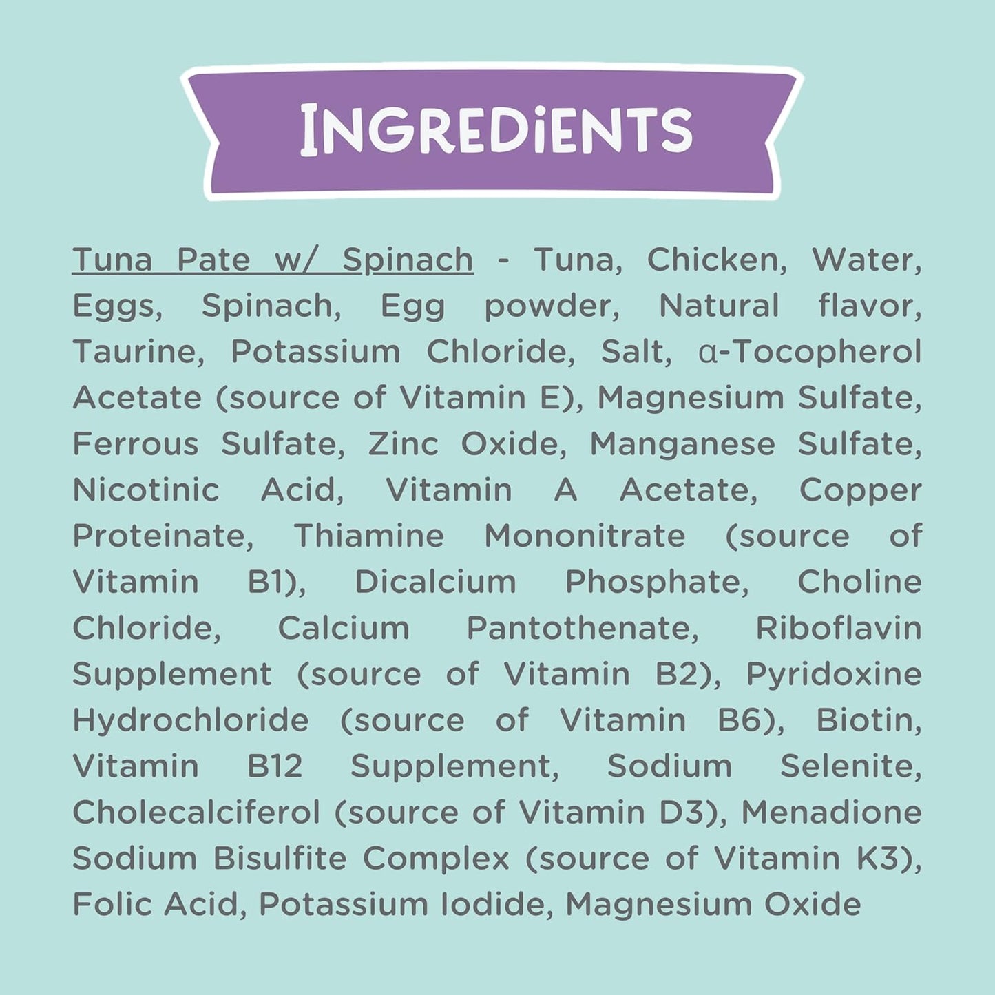 LOVE, NALA - Natural Adult Cat Wet Food - Pate Tuna with Spinach Recipe- Grain Free, Non-GMO, Lean Protein, Iron, Digestive Fiber Blend, Added Minerals & Vitamins - 12 Pack 2.4 lbs.