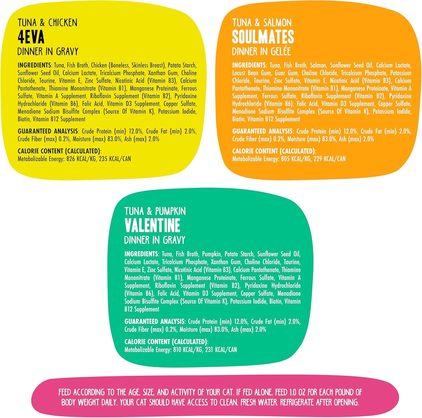 Weruva BFF Minced Natural Wet Cat Food, Big Feline Feast Variety Pack, 10oz Can, Pack of 12