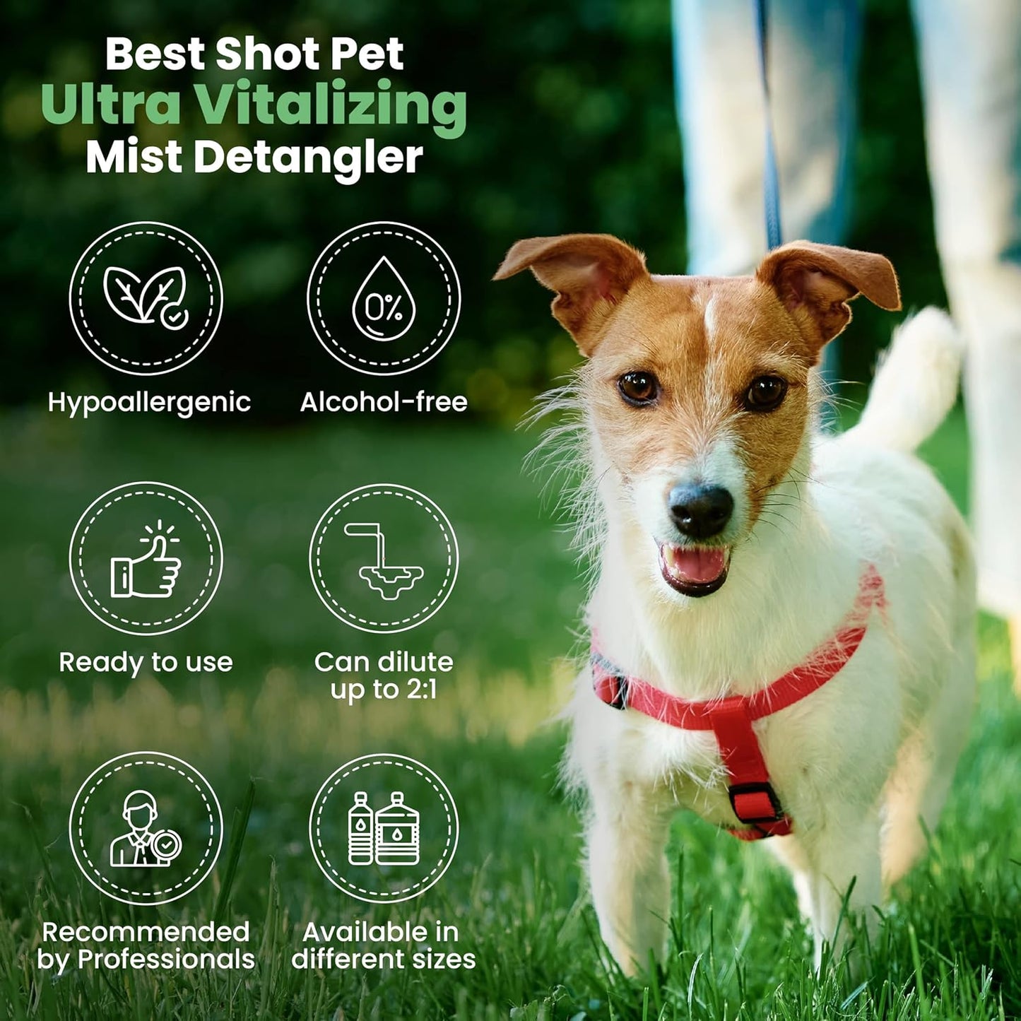 Best Shot Pet Ultra Vitalizing Mist Detangler, 1 gallon