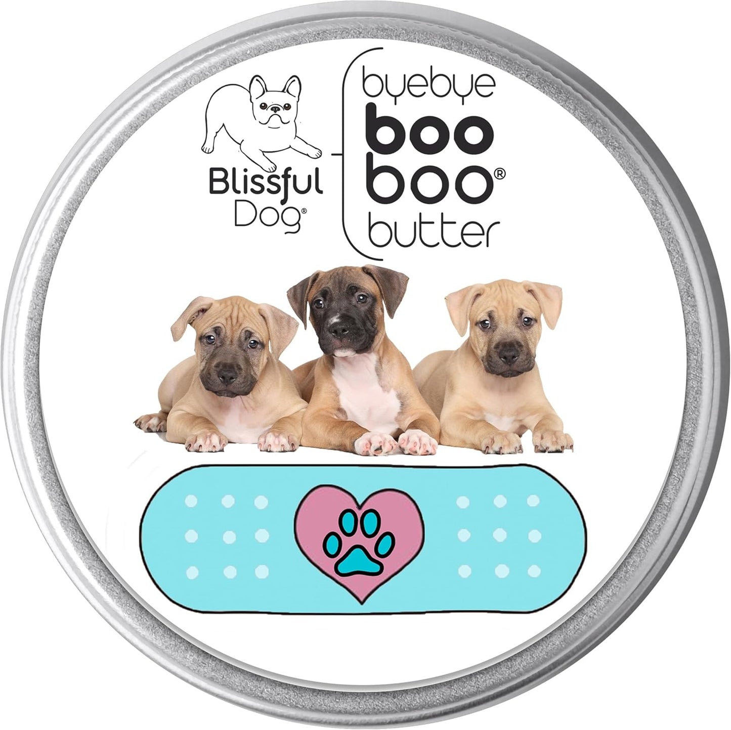 The Blissful Dog 2 oz TIN American Staffordshire Terrier Booboo Butter