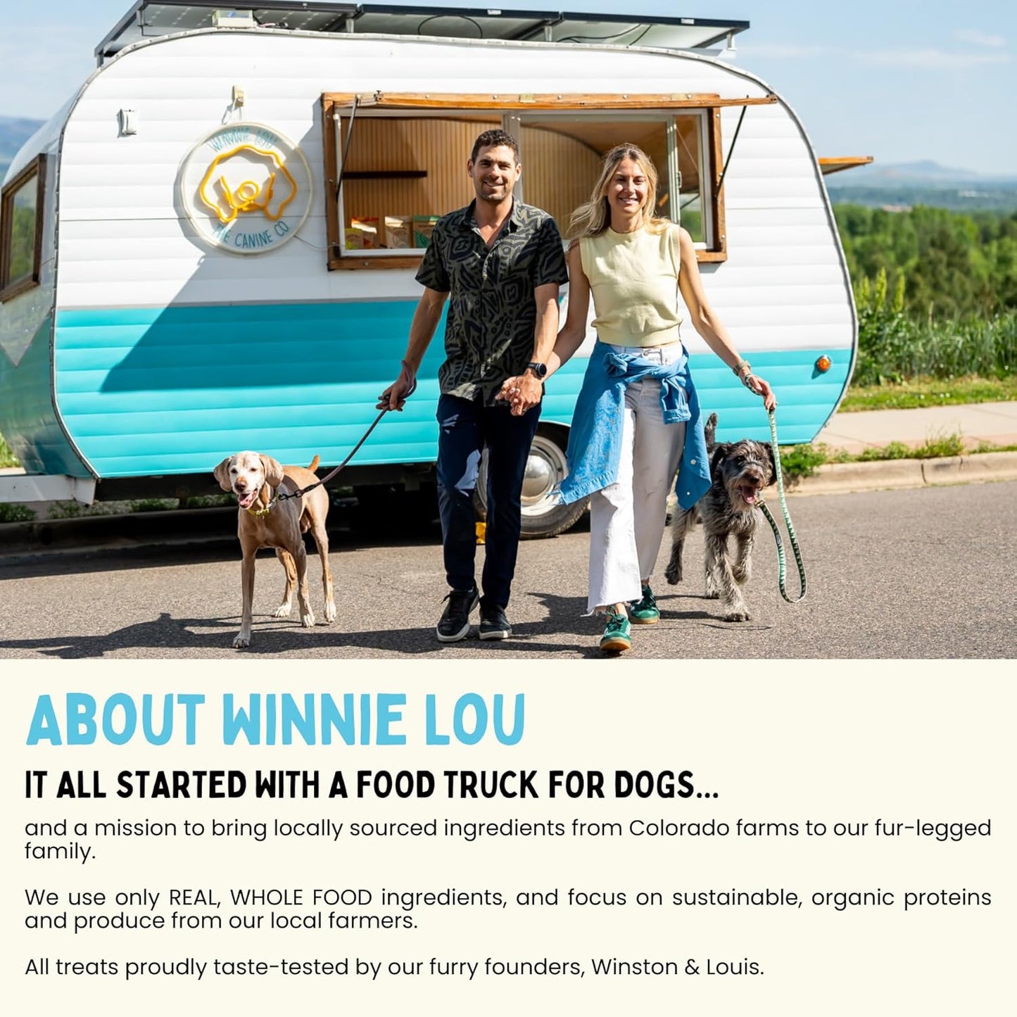 Winnie Lou Wild Boar Jerky Dog Treats – Limited Ingredient, Human Grade, Training Treats for Small, Medium & Large Dogs, Made in USA (2 Pack)