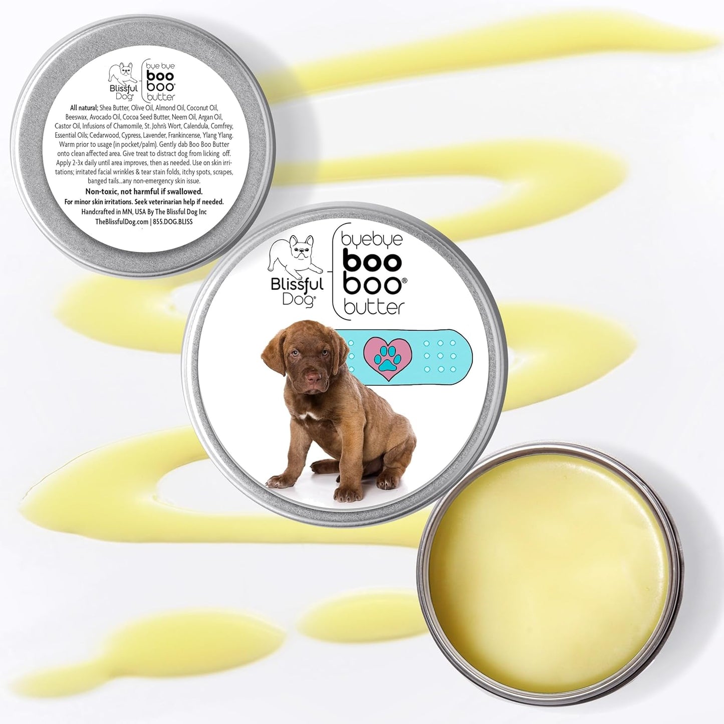 The Blissful Dog Chesapeake Bay Retriever Boo Boo Butter, 8-Ounce