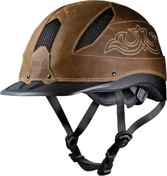 Troxel Cheyenne Rugged Horse Riding Helmet, Low-Profile, Self-Adjustable Design, Safety Horseback Riding Gear