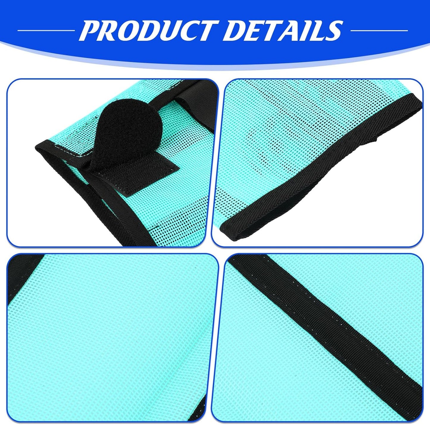 8 Pcs Mesh Fly Boots for Horse Breathable Mesh Horse Boots Protective Horse Leg Wraps Horse Leggings for Preventing Flies and Mosquitoes Bites (Light Pink, Dark Pink)