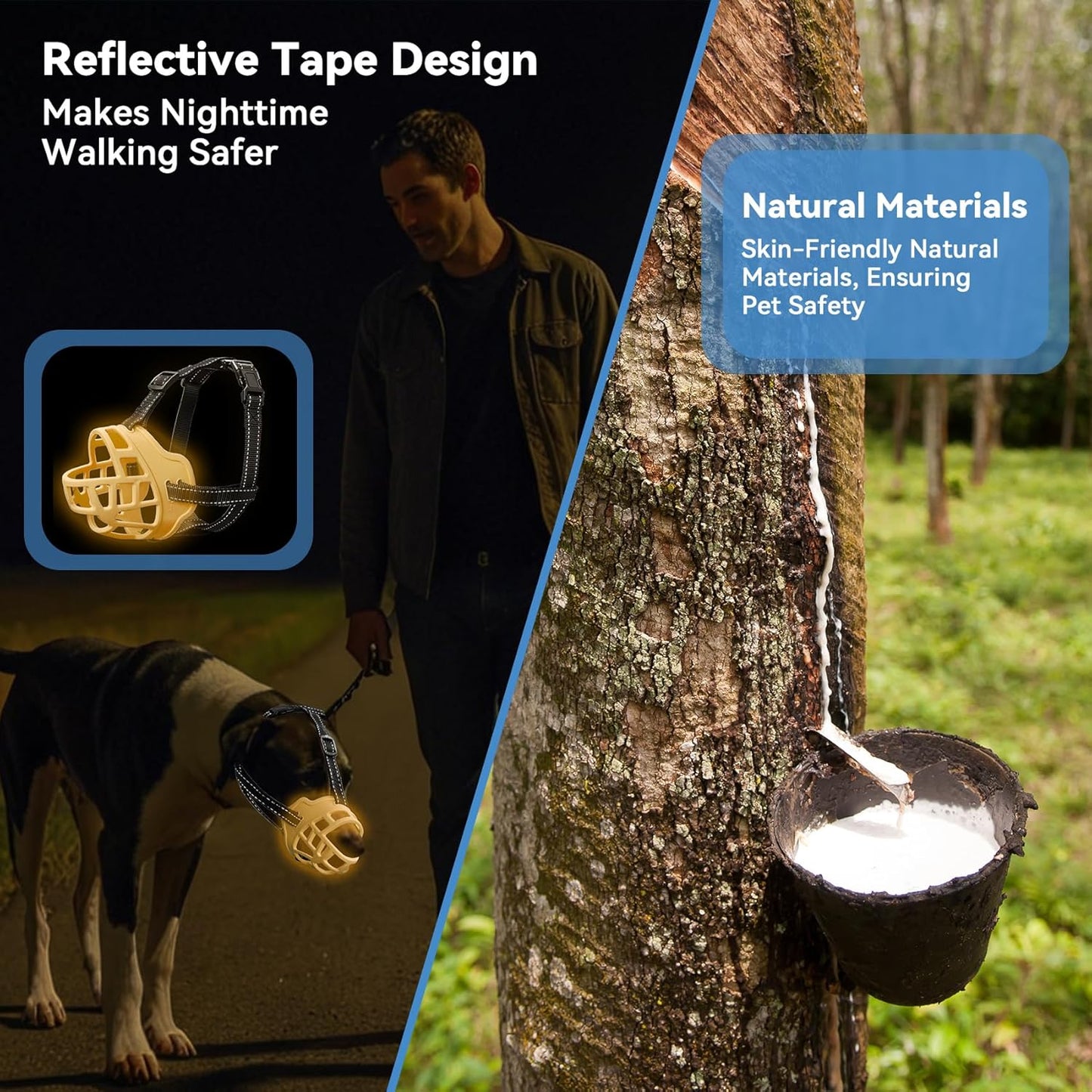 Dog Muzzle for Large Dogs, Breathable Basket Muzzles for Small, Medium and X-Large Aggressive Dog, Allows Panting Drinking, Suitable for Grooming Trimming Training (6, Luminous Orange)