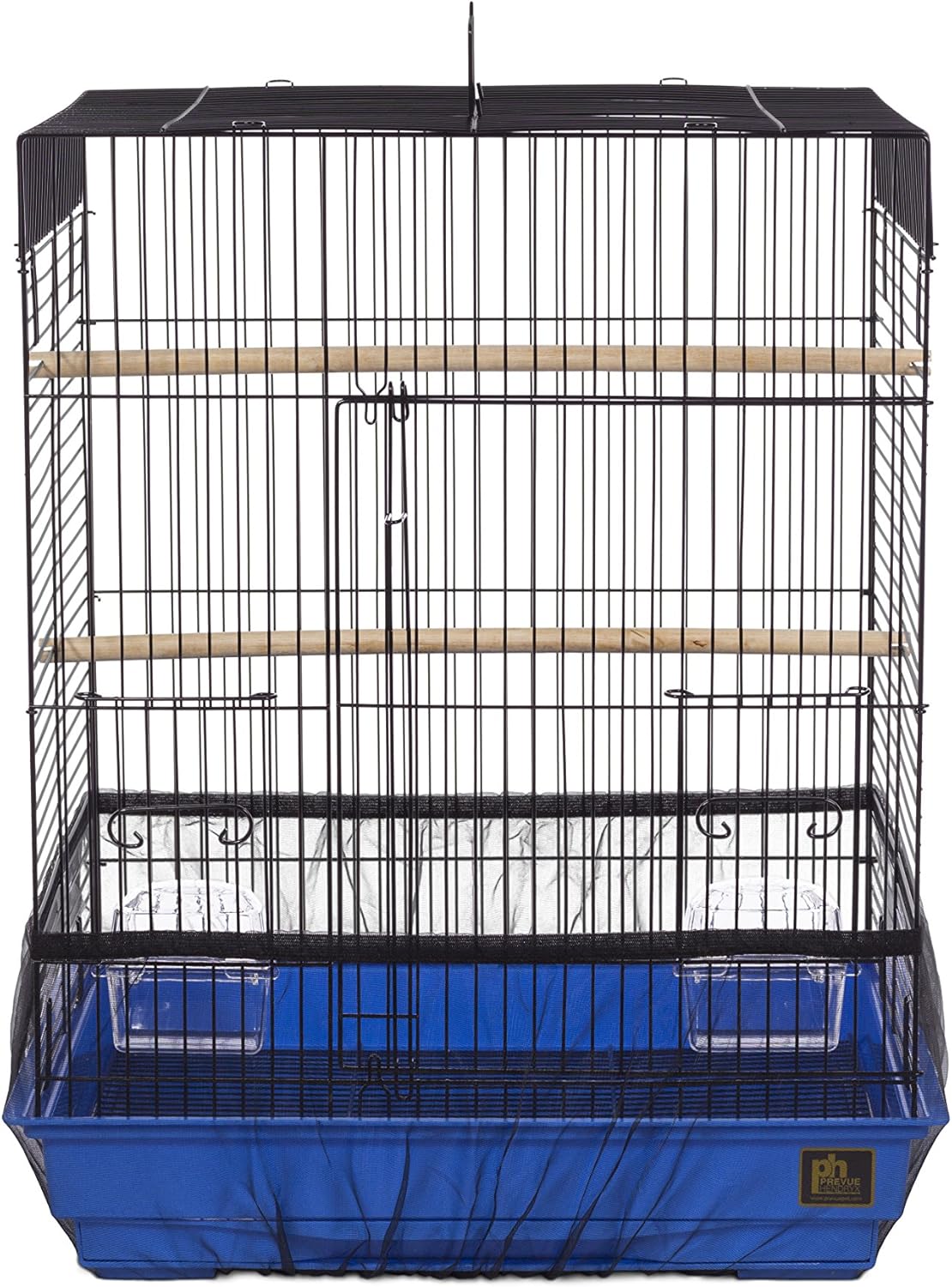 Prevue Pet Products 821B Mesh Bird Seed Catcher, Black, Medium/8"