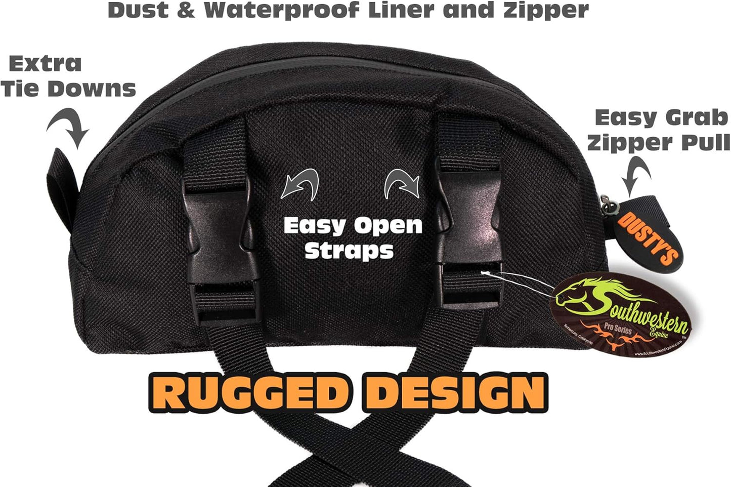 Southwestern Equine Dusty's Saddle Pouch, Cell Phone Holder for Saddle Sack Insulated Liner [Waterproof Version]