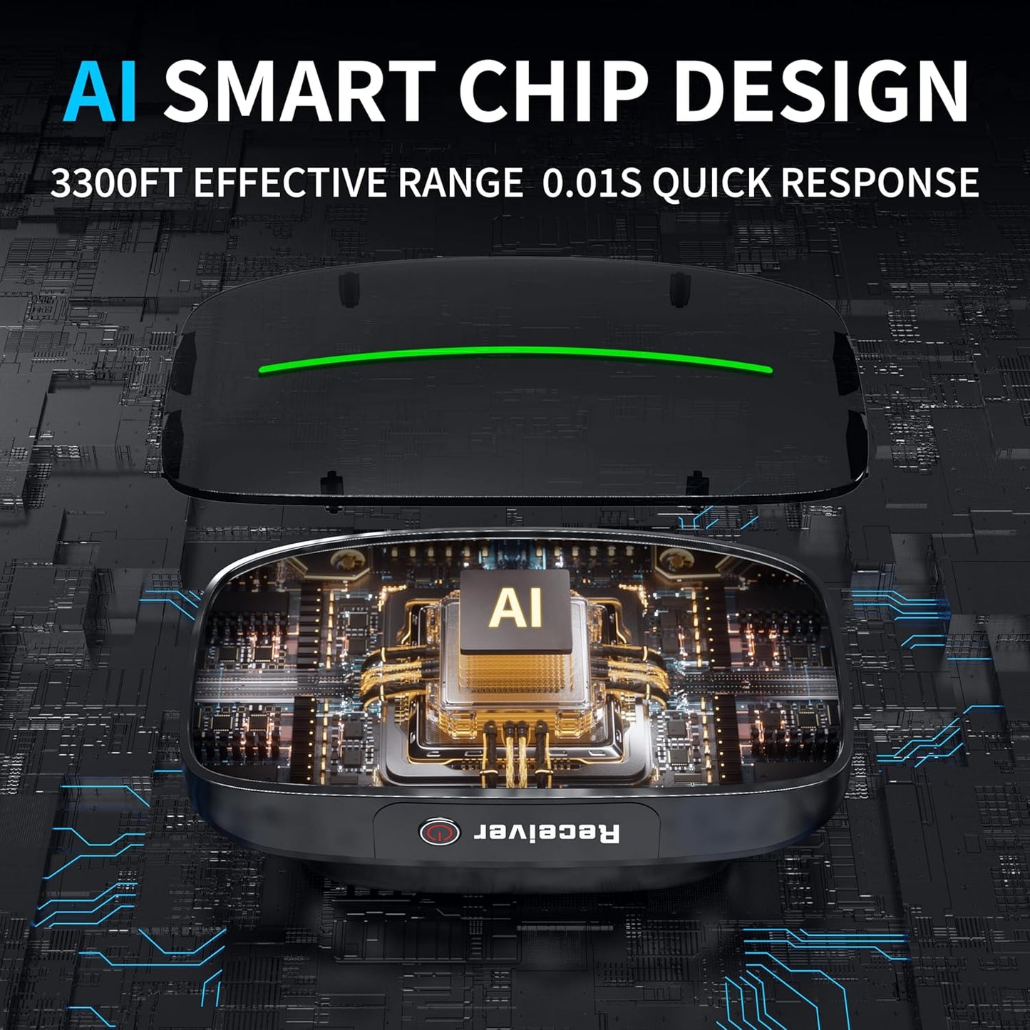 Dog Training Shock Collar 4000FT Dog Bark Collar with Remote IP67 Waterproof 4 Training Modes Beep Vibration Shock Light Mode Magnetic Charger Electric Dogs Collar 8-25 inches Double shock Olive Green