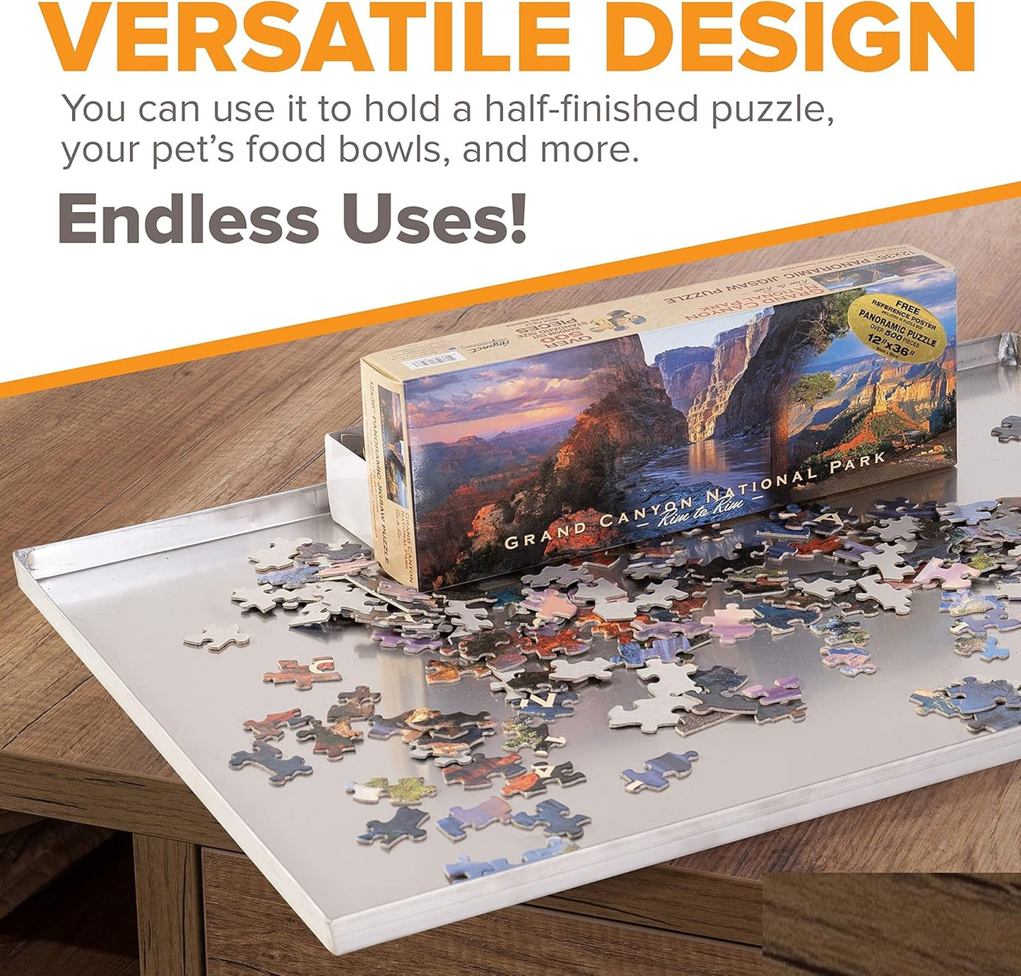 34.65" x 22.17" Metal Replacement Dog Crate Pan Chew Proof Crack Proof Pet Kennel Tray Central Dog Training Crate Pan Pet Supplies, Galvanized, 1" H