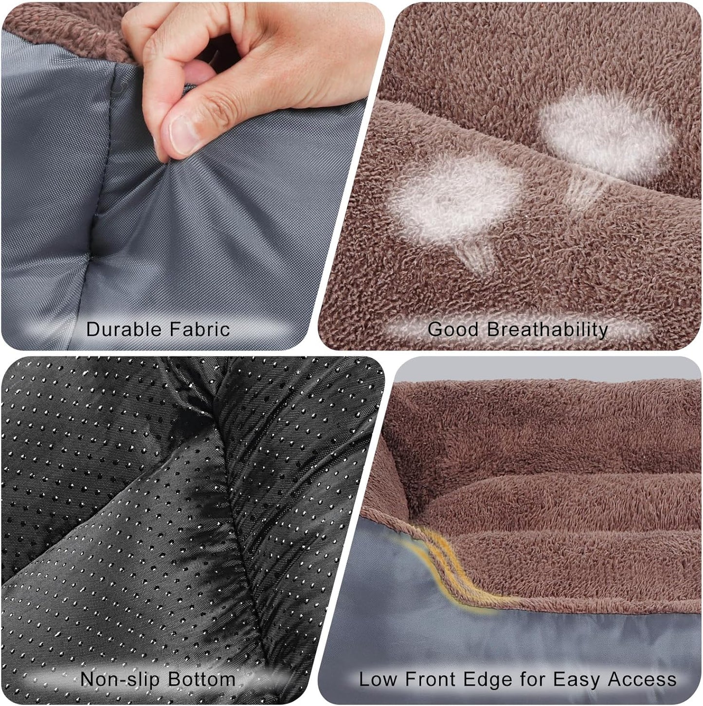 Pet Dog Bed, Comfy and Soft Dog Bed, Extra Large Pet Bed for Large Dogs with Non-Slip Bottom