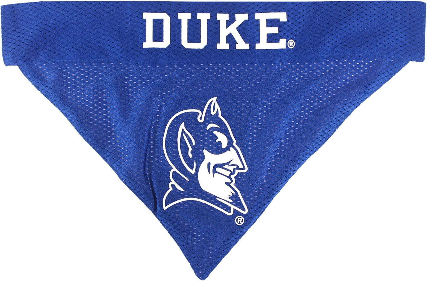 Pets First Collegiate Pet Accessories, Reversible Bandana, Duke Blue Devils, Large/X-Large