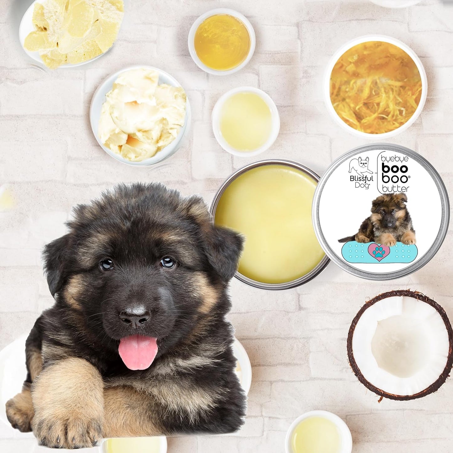 The Blissful Dog 1 oz TIN German Shepherd Booboo Butter