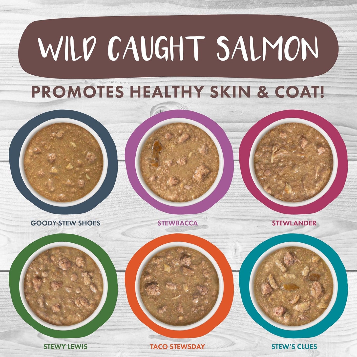 Weruva Classic Stews Cat Food, Spoil Me Stewpid! Variety Pack, 3oz Can (Pack of 18)