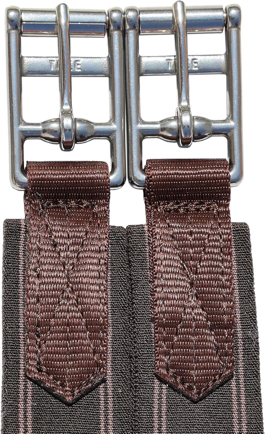 T TEKE Daily English Girths for Horses: Padded with Fleece, Double-Sided Heavy-Duty Elastic and Stainless Steel Buckles (Sizes 38”-56")"