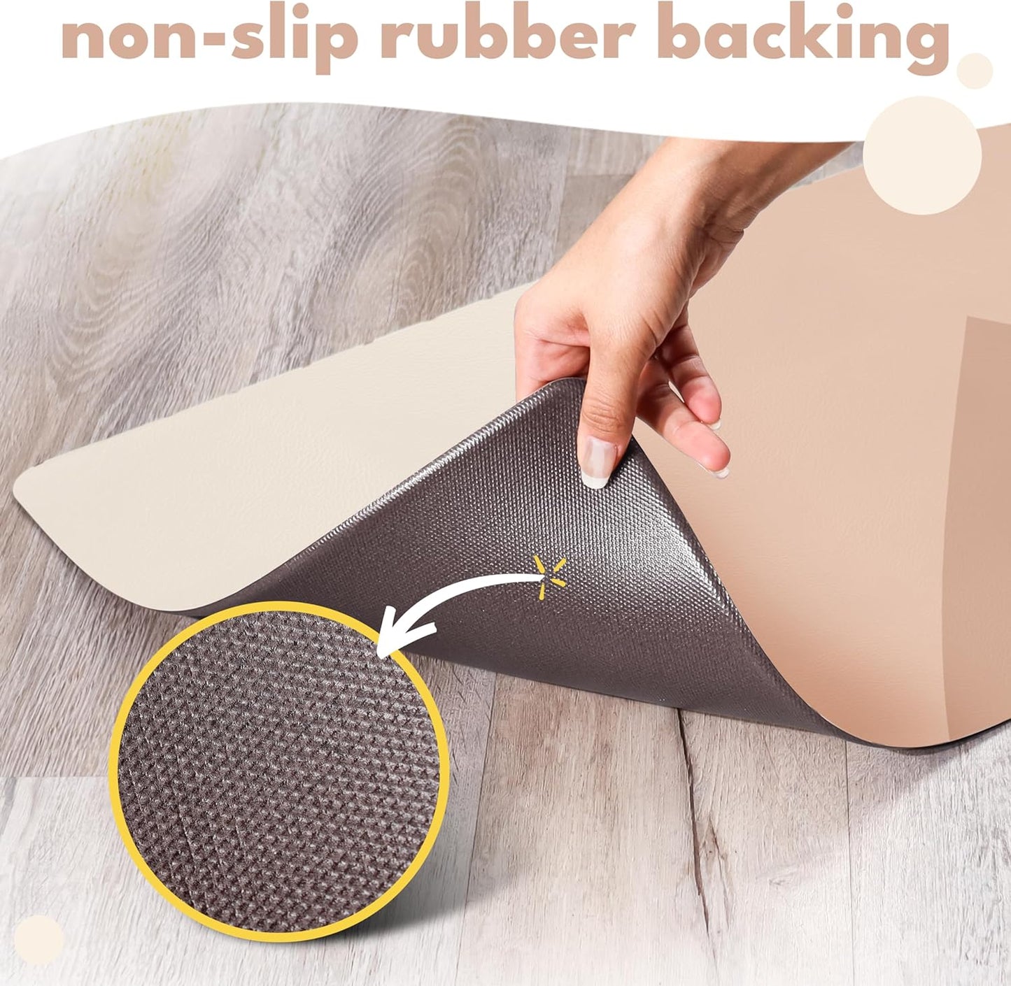 NALALAS Dog Mat for Food and Water, Cat Feeding Mat | Waterproof Dog Bowl Mat | Non-Slip Pet Food Mat for Floors | Pet Mats for Food and Water | Easy to Clean