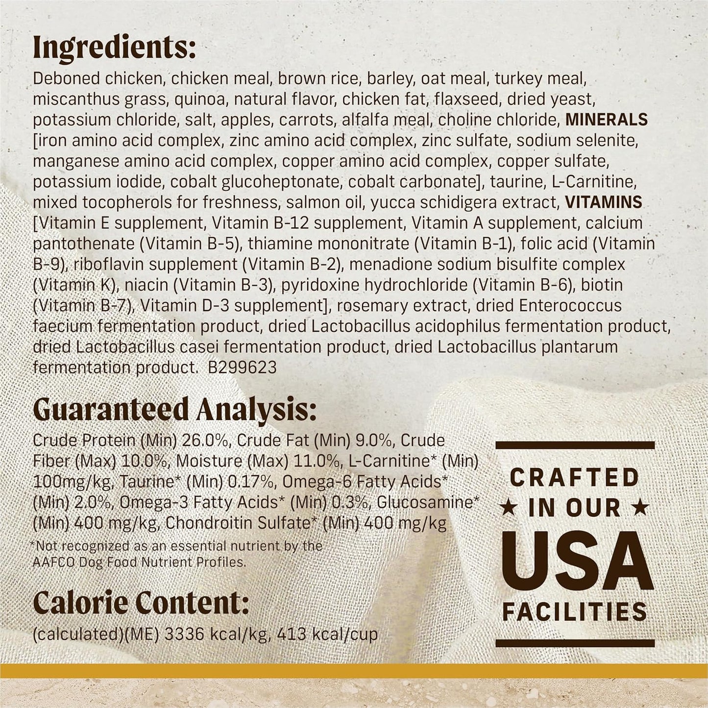 Merrick Healthy Grains Premium Adult Dry Dog Food, Wholesome And Natural Kibble With Chicken And Brown Rice - 25.0 lb. Bag