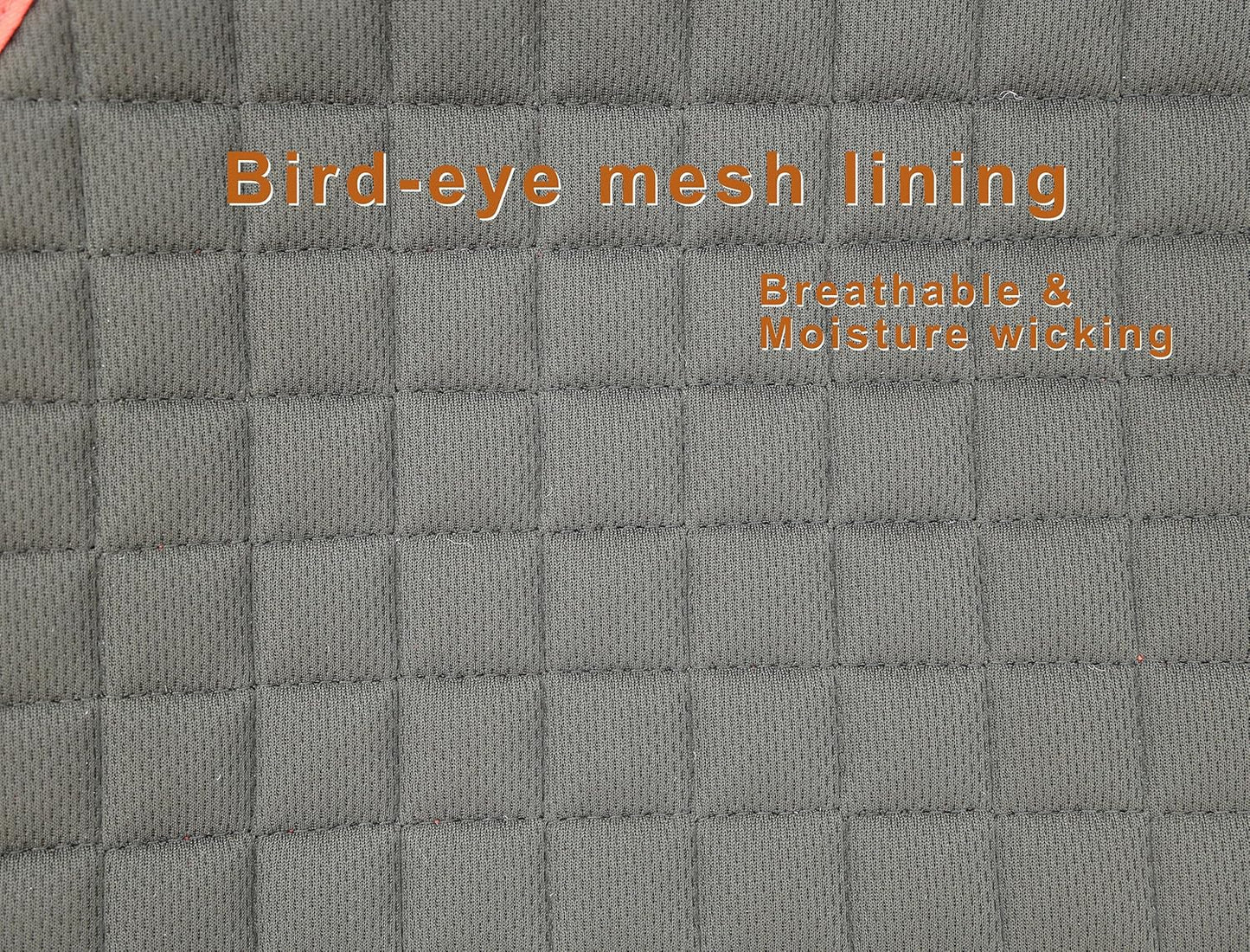 T TEKE Close Contact Saddle Pads,100% Cotton English Saddle Pads for Horses with Moisture-Wicking and Breathable Lining